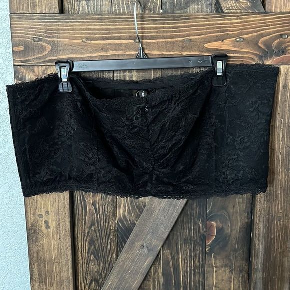 NWT Torrid bralette black padded lace bandeau Sz-5 - Picture 7 of 9